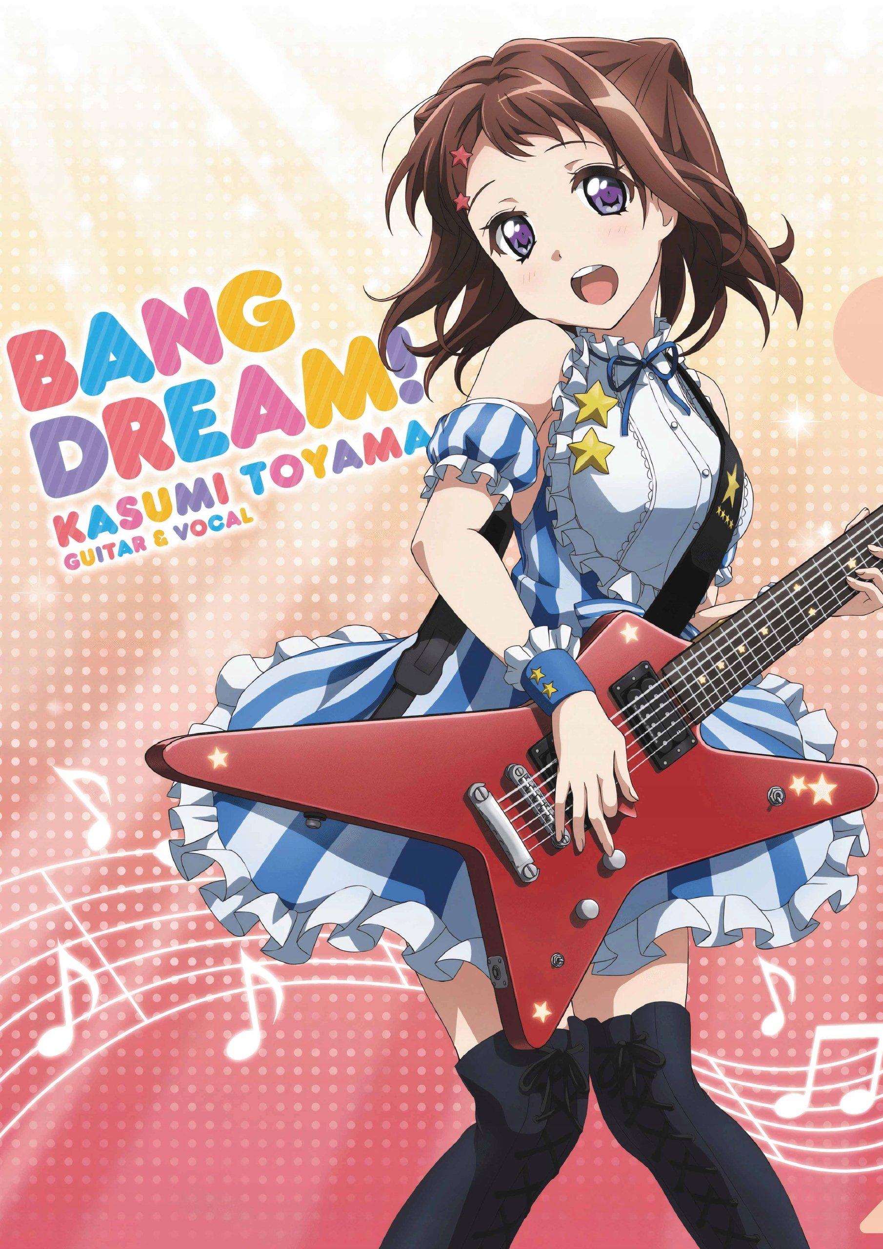 Plakat A3 anime gra BanG Dream! Girls Band Party!