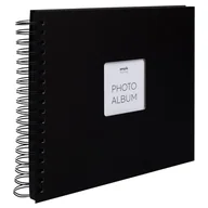 Albumy fotograficzne - EMPIK HOME – Album fotograficzny wyklejany z okienkiem, czarny, na 100 zdjęć 10x15 cm - miniaturka - grafika 1