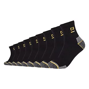Camano Skarpety Online Work Quarter, uniseks, 9 par, czarne, 43/46, czarny, 43 EU - Skarpetki męskie - miniaturka - grafika 1