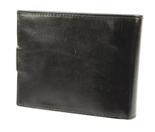 Portfel Męski Skórzany PIERRE CARDIN Skóra Licowa Duży Poziomy Z Zapinką Dwa Skrzydełka 324A - Portfele - miniaturka - grafika 5