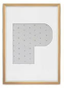 Ramki na zdjęcia - Ramka Na Zdjęcia Literka "P" Jasne Drewno.Ramka O Rozmiarze 21X30 Cm - miniaturka - grafika 1