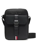 Nerki - Tommy Hilfiger Saszetka Th Foundation Mini Reporter AM0AM13479 Czarny - miniaturka - grafika 1