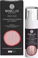Serum do twarzy - BasicLab, Wzmacniające Serum do twarzy dla mężczyzn | Pojemność: 30 ml - miniaturka - grafika 1