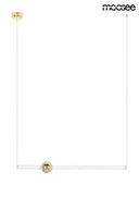 Lampy sufitowe - Lampa wisząca MOOSEE LIBRA 90 IN biała / złota - miniaturka - grafika 1