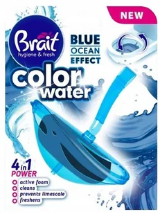 Zawieszka barwiąca kostka do WC Brait 4w1 Color Water Ocean - Dezynfekcja - miniaturka - grafika 1