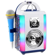 Zabawy w naśladowanie dorosłych - Disco Głośnik bezprzewodowy + mikrofon + bluetooth dla dzieci IN0165 - miniaturka - grafika 1