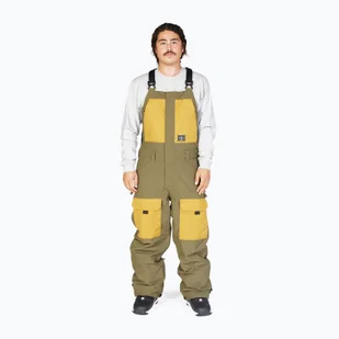 Spodnie snowboardowe męskie DC Shadow zielone ADYTP03024-CRB0 - Spodnie narciarskie - miniaturka - grafika 1