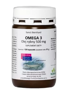Sanct Bernhard sanct Bernhard Omega 3 kwasy tłuszczowe oleju, , , 5141 - Produkty specjalne dla sportowców - miniaturka - grafika 1