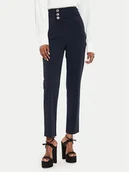 Spodnie damskie - Rinascimento Spodnie materiałowe CFC0119756003 Granatowy Regular Fit - miniaturka - grafika 1