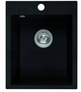 Laveo Chichi - zlewozmywak 1-komorowy bez ociekacza czarny SBH 710T - Zlewozmywaki - miniaturka - grafika 1
