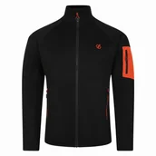 Bluzy sportowe męskie - Męska bluza Dare 2b Mens Torrek Fleece Rozmiar: L / Kolor: czarny/pomarańczowy - miniaturka - grafika 1
