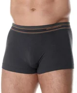 Bielizna sportowa męska - Brubeck Bokserki ACTIVE WOOL BX10870 Grafitowe - miniaturka - grafika 1