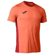 Koszulki męskie - Joma Koszulka męska z krótkim rękawem Winner II T-shirt, świecący pomarańczowy, S - miniaturka - grafika 1