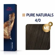 Farby do włosów i szampony koloryzujące - Wella Kolpio Perfect farba do włosów Pure Naturals 4/0, 60 ml - miniaturka - grafika 1