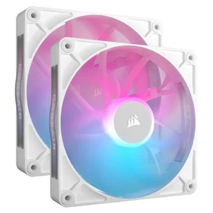 Corsair iCUE LINK RX140 RGB Obudowa komputera Wentylator 14 cm Biały 2 szt. - Chłodzenie procesora - miniaturka - grafika 1