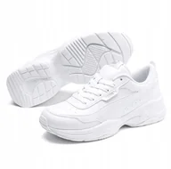 Buty sportowe damskie - Buty damskie sportowe Puma Cilia Mode 371125 02 białe 39 - miniaturka - grafika 1