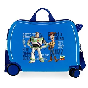 Disney Toy Story 4 walizka kabinowa, wielokolorowa, 37 x 55 x 20 cm, z twardego tworzywa ABS, zamek szyfrowy, 32 l, 2,5 kg, 4 podwójne kółka, bagaż podręczny, Friend (niebieski) - 2459862 - Walizki - miniaturka - grafika 1