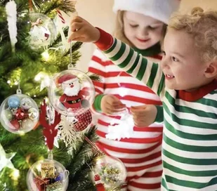 Bombki przezroczyste 10cm- zestaw 5szt Ruhhy 22276 - Bombki - miniaturka - grafika 13