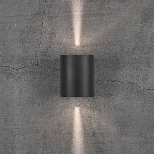 Nordlux Canto 2 Seaside kinkiet zewnętrzny LED, czarny, aluminium, 10 cm - Lampy ogrodowe - miniaturka - grafika 2