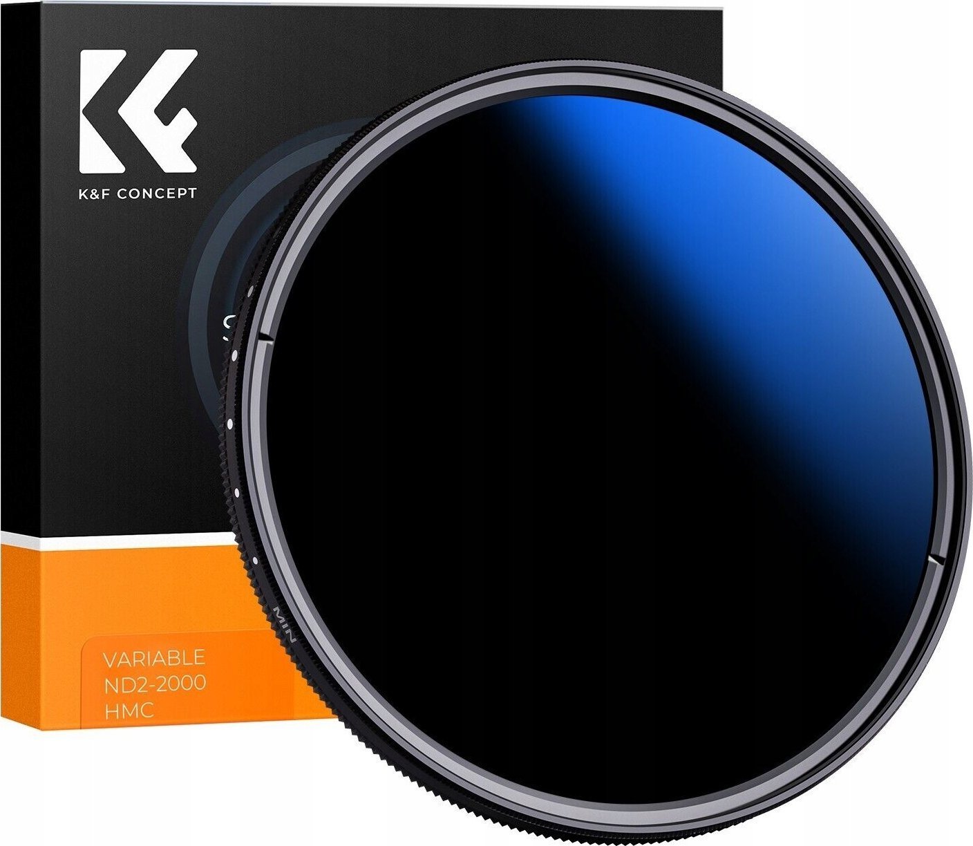 Filtr Kf Filtr 55mm 55mm K&f Concept Typ Fader Szary Regulowany Nano-c Nd2-nd2000 / Kf01.2441