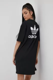 Sukienki - Adidas Originals Originals - Sukienka bawełniana - grafika 1