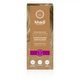 Khadi Henna Ciemny Blond 100g - Farby do włosów i szampony koloryzujące - miniaturka - grafika 1