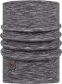 Czapki i chusty sportowe damskie - Buff Komin Merino Heavyweight BUFF® dla dorosłych FOG GREY MULTI STRIPES - miniaturka - grafika 1