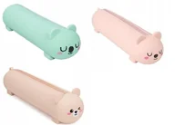 Piórniki - Piórnik silikonowy Animals mix - miniaturka - grafika 1