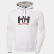 Bluzy męskie - Bluza Helly Hansen HH Logo Hoodie biała - XL - miniaturka - grafika 1