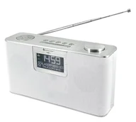 Radia - Soundmaster DAB700WE Osobisty Analogowe i cyfrowe Srebrny, Biały - miniaturka - grafika 1