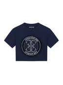 Koszulki dla dziewczynek - Guess T-Shirt J6GI07 K6YW4 Granatowy Relaxed Fit - miniaturka - grafika 1