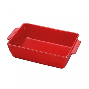 Naczynie żaroodporne, ceramika, 3,0 l, 35 x 21 x 7,5 cm, czerwone kod: SP-3720355621 + Sprawdź na SuperWnetrze.pl - Naczynia żaroodporne - miniaturka - grafika 1