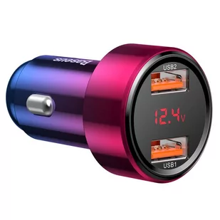 Baseus Magic Series Dual QC - ładowarka samochodowa Quick Charge 3.0 2x USB 45W 6A czerwony (CCMLC20A-09) - Ładowarki samochodowe - miniaturka - grafika 5