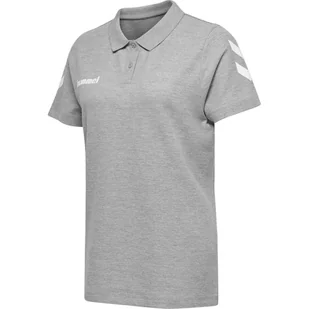 Koszulka tenisowa polo damska Hummel Go Cotton Polo Woman - Tenis ziemny - miniaturka - grafika 1