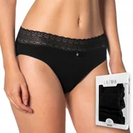 Majtki damskie - Figi damskie koronkowe gładkie 2-pak 4002BI02 -XXL - miniaturka - grafika 1