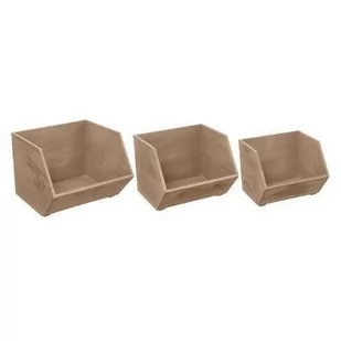 5five Simple Smart Kosz na warzywa i owoce 3 sztuki w komplecie drewniane 160484 - Pudła i pojemniki do przechowywania - miniaturka - grafika 1