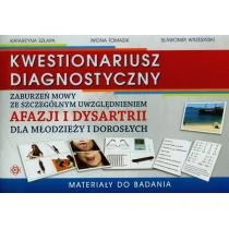 Harmonia Szłapa Katarzyna, Tomasik Iwona, Wrzesiński Sławomir Kwestionariusz diagnostyczny zaburzeń mowy ze szczególnym uwzględnieniem afazji i dysartrii dla młodzieży i dorosłych. Materiały do badania