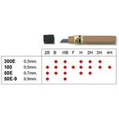 Wkłady do długopisów - Pentel Grafity (grubość 0,7mm) - H PN1078 - miniaturka - grafika 1