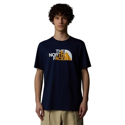 THE NORTH FACE - Męska koszulka Graphic 1 Standard Fit - Okrągły dekolt - Summit Navy, S