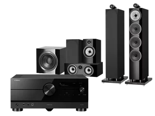 Kino domowe Yamaha RX-A4A (czarny) + 702 S3 + 706 S3 + HTM72 S3 + DB4S (czarny) - Kino domowe - miniaturka - grafika 1