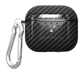 Inne akcesoria audio-wideo - Beline Carbon Cover Air Pods 4 Czarny - miniaturka - grafika 1
