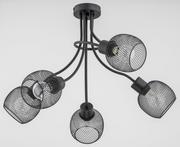 Oprawy, klosze i abażury - Alfa Lampa sufitowa Plena Duo 5x60W E27 - miniaturka - grafika 1