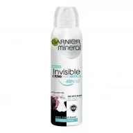 Dezodoranty i antyperspiranty męskie - Garnier Mineral Invisible 48h Clean Cotton Anti-Perspirant antyperspirant 150ml spray - miniaturka - grafika 1