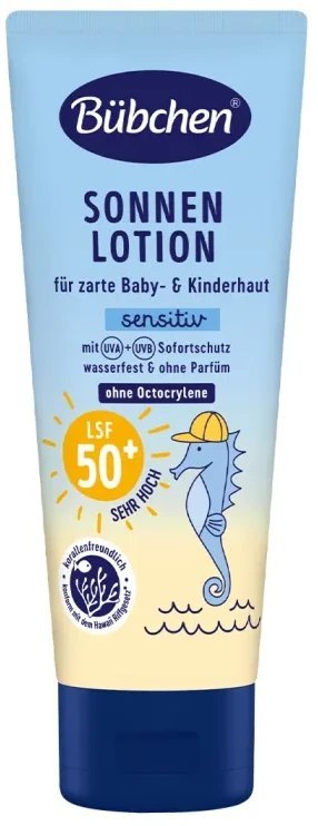 Balsam ochronny SPF 50 dla dzieci 6m+ Bubchen Bubchen Sensitive Sun Lotion SPF 50+ 100ml