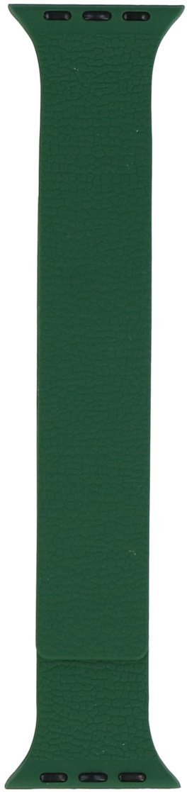 Pasek do smartwatcha GlacierX Silicone Smooth Grained Magnetic Clover Green do Apple Watch 38/40/41mm Zielony