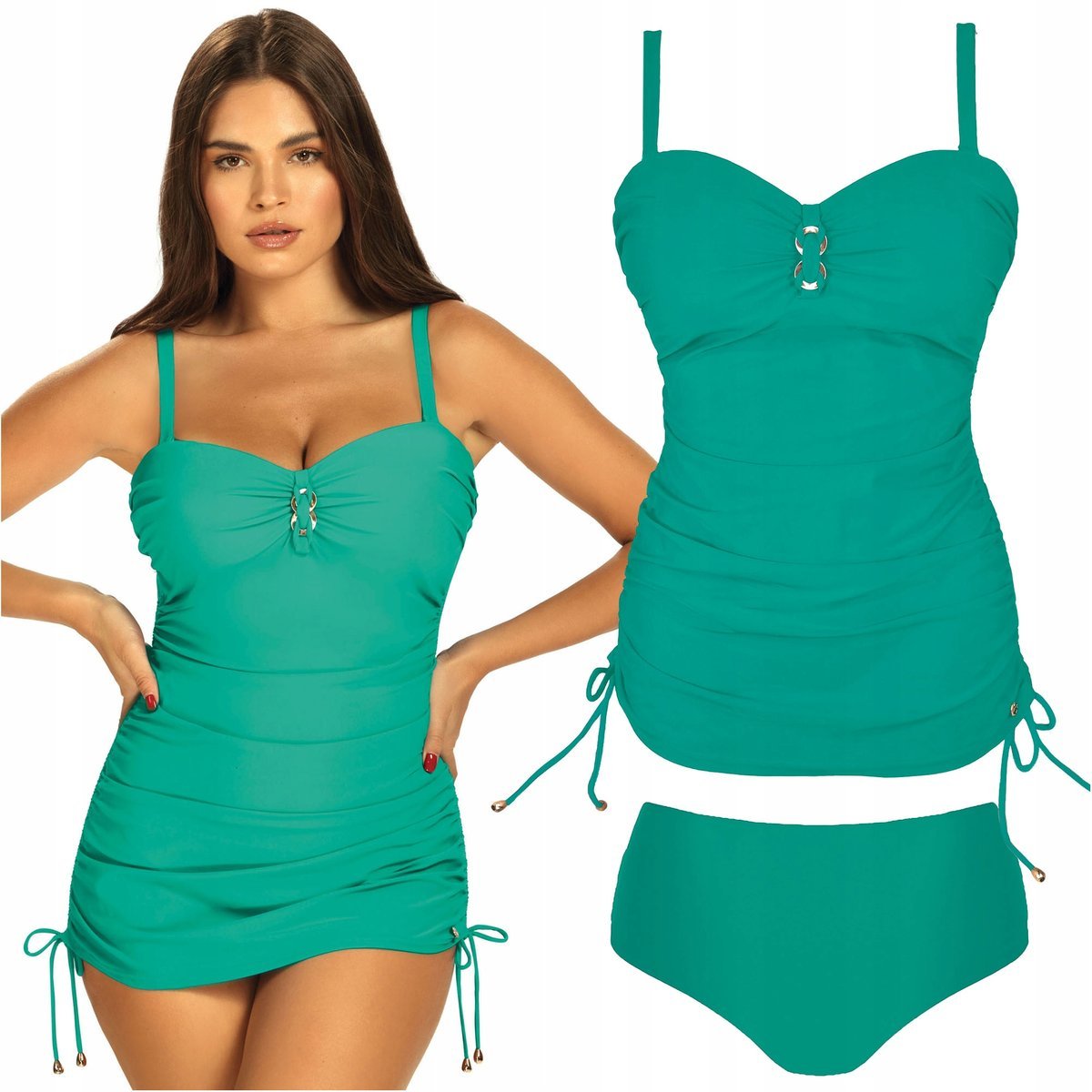 Tankini Strój kąpielowy dwuczęściowy SELF 8050 9d Bayamon 44E XXL 85E