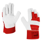 Rękawice robocze - Rękawice robocze ze skórą dwoinową PROCERA - wytrzymałość i komfort - miniaturka - grafika 1