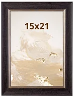 Ramki na zdjęcia - Stylowa Ramka Drewniana Sicilia 15x21 Ciemnobrązowa do zdjęć - miniaturka - grafika 1