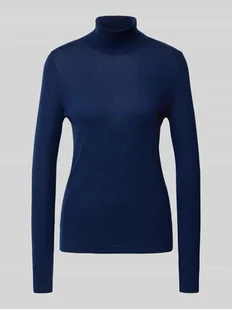 Sweter z dzianiny z golfem - Swetry damskie Sweter z dzianiny z golfem - Swetry damskie - miniaturka - grafika 1