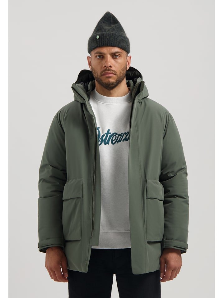 DSTREZZED Parka w kolorze zielonym